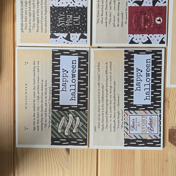 Handmade Harry Potter Themed Halloween Boxed Cards Set - Picture 4 of 12